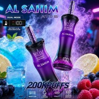 ATVS AL SAHIM 200K Puffs DTL/MTL LCD Display Disposable Vape with Adjustable Airflow